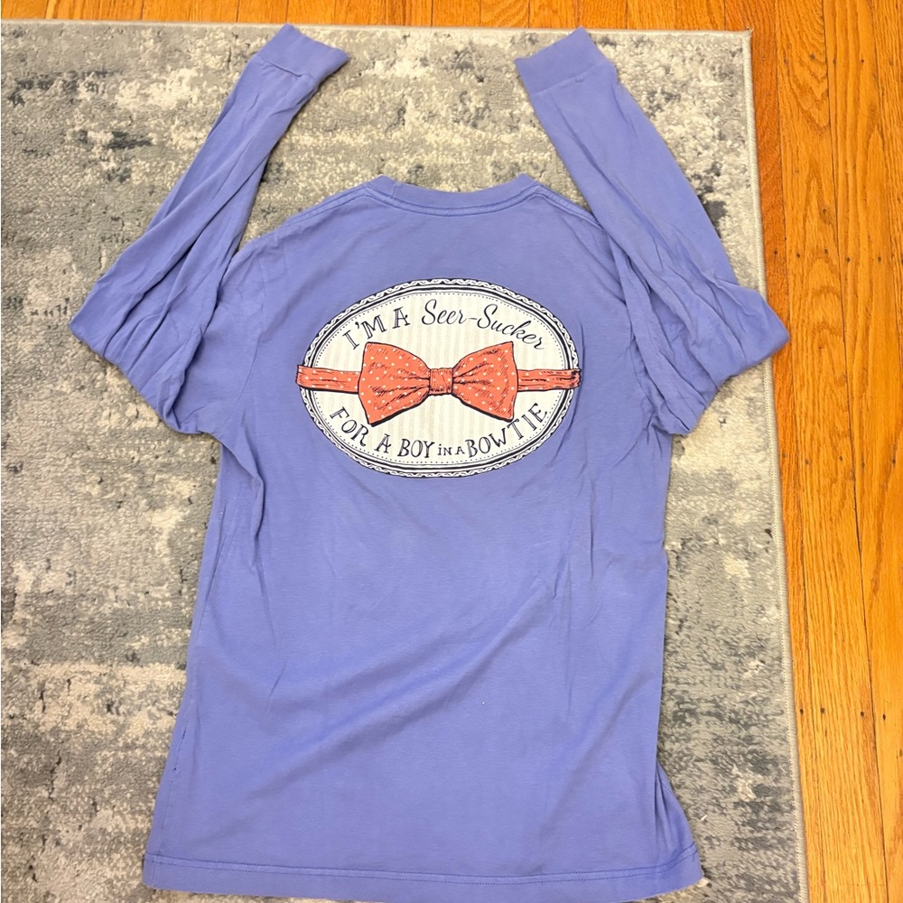 Lauren James L/S Pocket Tee T-shirt, SZ small